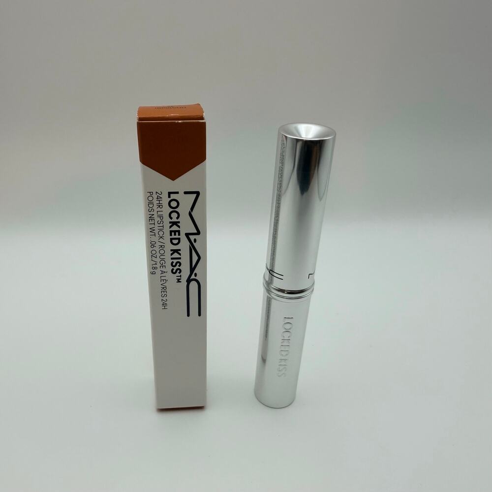 MAC Locked Kiss 24HR Lipstick Indulgent Full Size - Picture 5 of 6